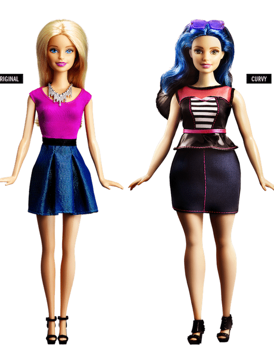 mattel curvy Barbie